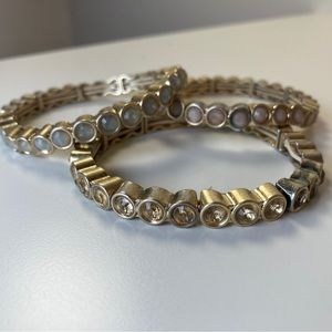 Cute trio set of 3 Stackable stretch bracelets